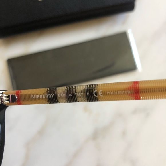 🔥NEW POLARIZED BURBERRY FLAT TOP SUNGLASSES - Picture 14 of 14